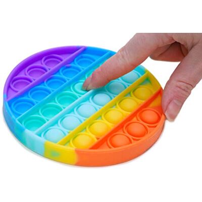 Toyland ® Push Bubble Pop Bubble 'Pop It' Sensory Fidget Toy – Viele Auswahl (Regenbogen-Rund) Toyland ® Push Bubble Pop Bubble 'Pop It' Sensory Fidget Toy – Viele Auswahl (Regenbogen-Rund)