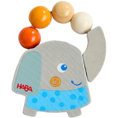 HABA Greifling Rasselelefant – Baby Holzspielzeug & Rassel ab 6 Monate – Montessori Babyspielzeug zur Förderung der Feinmotorik – Erstausstattung & Geschenk zur Geburt HABA Greifling Rasselelefant – Baby Holzspielzeug & Rassel ab 6 Monate – Montessori Babyspielzeug zur Förderung der Feinmotorik – Erstausstattung & Geschenk zur Geburt