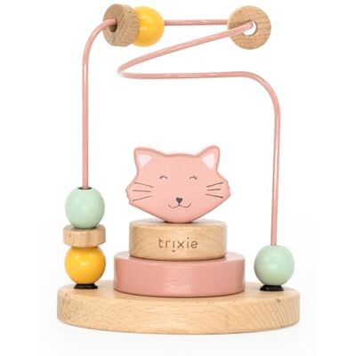 Trixie Mrs Cat Beads Labyrinth Babyspielzeug FSC-zertifiziertes Holz Trixie Mrs Cat Beads Labyrinth Babyspielzeug FSC-zertifiziertes Holz