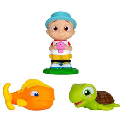 BANDAI Cocomelon WT80125 Badespritzer (Hai, Schildkröte, JJ) BANDAI Cocomelon WT80125 Badespritzer (Hai, Schildkröte, JJ)