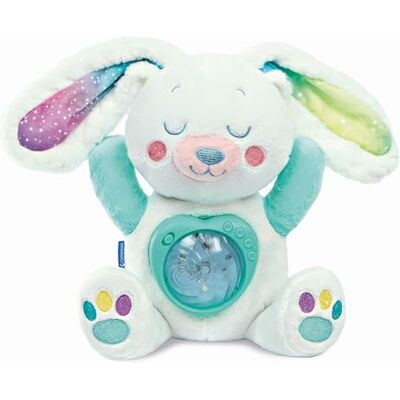Clementoni Baby Schneehase mit Nordlicht-Projektion Weicher Plüsch-Hase als Einschlafhilfe für Neugeborene, Babys & Kleinkinder Mit Melodien & weißem Rauschen 17502 Clementoni Baby Schneehase mit Nordlicht-Projektion Weicher Plüsch-Hase als Einschlafhilfe für Neugeborene, Babys & Kleinkinder Mit Melodien & weißem Rauschen 17502
