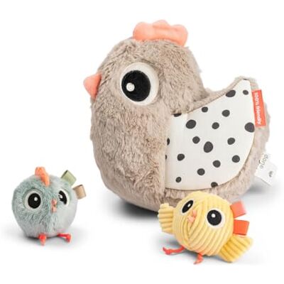 Done by Deer Versteck- & Entdecker-Spielzeug – Clucky – Sand Sensorisches Motorikspielzeug für Babys ab 6 Monaten Mit Küken, Spiegel & Beißring Fördert Feinmotorik & Neugier Done by Deer Versteck- & Entdecker-Spielzeug – Clucky – Sand Sensorisches Motorikspielzeug für Babys ab 6 Monaten Mit Küken, Spiegel & Beißring Fördert Feinmotorik & Neugier
