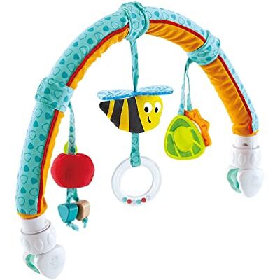 Hape E0023 Garden Friends Arch , Infant Cot Play Set, Stroller and Car Seat Pram Toy, Turquoise Hape E0023 Garden Friends Arch , Infant Cot Play Set, Stroller and Car Seat Pram Toy, Turquoise