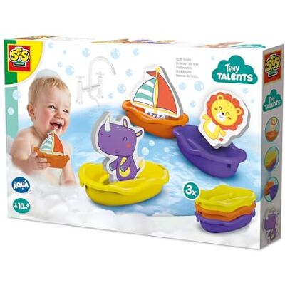 Creative Tiny Talents Badeboote Safaritiere Badewannenspielzeug Badespielzeug Spielzeug für Kinder und Babys Mit Drie Schuimfiguren Ab 10 Monaten Creative Tiny Talents Badeboote Safaritiere Badewannenspielzeug Badespielzeug Spielzeug für Kinder und Babys Mit Drie Schuimfiguren Ab 10 Monaten
