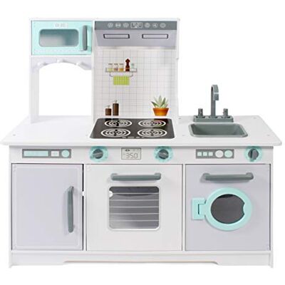 Bayer Spielküche Extra Groß Weiß-Grau-Mint 96 x 96,5 cm Bayer Spielküche Extra Groß Weiß-Grau-Mint 96 x 96,5 cm