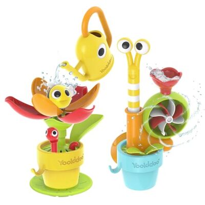 Yookidoo Baby-Badespielzeug für Kleinkinder (Alter 1–3 Jahre), Gartenabenteuer-Set, Schnecke und Blume mit Gießkanne (formfrei), Befestigung an jeder Badewanne oder Dusche, Spaß beim Baden – ideal für Yookidoo Baby-Badespielzeug für Kleinkinder (Alter 1–3 Jahre), Gartenabenteuer-Set, Schnecke und Blume mit Gießkanne (formfrei), Befestigung an jeder Badewanne oder Dusche, Spaß beim Baden – ideal für