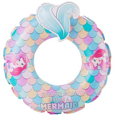 Disney Prinzessin Ariel Outdoor Aufblasbarer Schwimmring, Pool Schwimmer, Wasser Spaß Sommer Strand Spielzeug für Kinder, Mehrfarbig Disney Prinzessin Ariel Outdoor Aufblasbarer Schwimmring, Pool Schwimmer, Wasser Spaß Sommer Strand Spielzeug für Kinder, Mehrfarbig