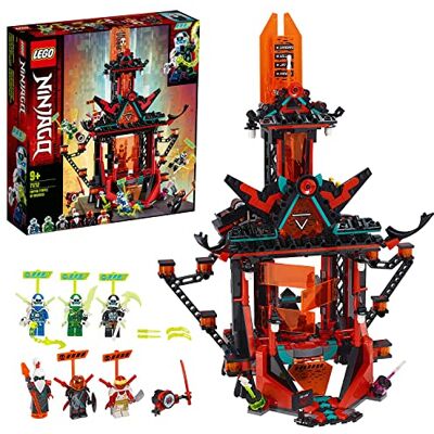 Lego 71712 NINJAGO Empire Tempel des Unsinns, Bauset mit 6 Minifiguren, Ninja Spielzeug für Kinder Lego 71712 NINJAGO Empire Tempel des Unsinns, Bauset mit 6 Minifiguren, Ninja Spielzeug für Kinder