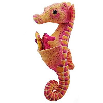 WILD REPUBLIC Plush Seepferdchen Mit Babys Stofftier, Baby-Geschenk für Mädchen und Jungen, Kinder Plüschtier, Kuscheltier Für Babys, Spielzeug aus Recyclingmaterial, ___ cm WILD REPUBLIC Plush Seepferdchen Mit Babys Stofftier, Baby-Geschenk für Mädchen und Jungen, Kinder Plüschtier, Kuscheltier Für Babys, Spielzeug aus Recyclingmaterial, ___ cm