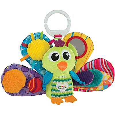 Lamaze LC27013 Baby Spielzeug Jaques, der Pfau Clip & Go, das hochwertige Kleinkindspielzeug. Der quietschbunte Greifling fördert die Motorik und ist das perfekte Kinderwagenspielzeug und Kuscheltier Lamaze LC27013 Baby Spielzeug Jaques, der Pfau Clip & Go, das hochwertige Kleinkindspielzeug. Der quietschbunte Greifling fördert die Motorik und ist das perfekte Kinderwagenspielzeug und Kuscheltier