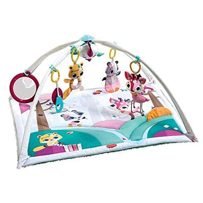Tiny Love Gymini Deluxe, 2-in-1 Spieldecke Baby Musik, 0+ Monate, Vielseitige Spielmatte Baby, 18 Aktivitäten, Musikspielfigur für Unterwegs, Verstellbare Bögen, Tiny Princess Tales Tiny Love Gymini Deluxe, 2-in-1 Spieldecke Baby Musik, 0+ Monate, Vielseitige Spielmatte Baby, 18 Aktivitäten, Musikspielfigur für Unterwegs, Verstellbare Bögen, Tiny Princess Tales