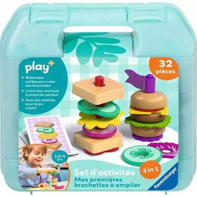 Ravensburger Play+ Activity Set: Meine ersten Stapelspieße Babyspielzeug ab 18 Monaten französische Version 34062 Ravensburger Play+ Activity Set: Meine ersten Stapelspieße Babyspielzeug ab 18 Monaten französische Version 34062