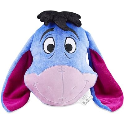 Disney Stitch Kuscheltier Plüsch Kissen, 3D Deko Kissen, Weiches Kuschelkissen für Sofa oder Bett, Geschenke für Kinder (Blau Eeyore) Disney Stitch Kuscheltier Plüsch Kissen, 3D Deko Kissen, Weiches Kuschelkissen für Sofa oder Bett, Geschenke für Kinder (Blau Eeyore)