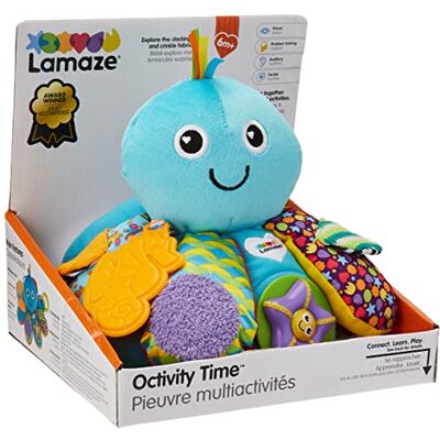 Lamaze Octivity Time Baby Sensory Toy, Soft Baby for Play and Discovery, Octopus Toddler Suitable from 6 Months, 1+ Year Old Boys and Girls Lamaze Octivity Time Baby Sensory Toy, Soft Baby for Play and Discovery, Octopus Toddler Suitable from 6 Months, 1+ Year Old Boys and Girls
