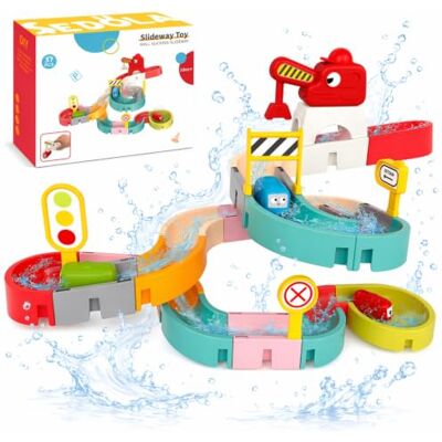 Withosent 37 Stück Badewannenspielzeug DIY Kugelbahn Badespielzeug, Wandbadewanne wasserspielzeug kinder mit Saugnäpfe, Bath Toys ab 3 jahre Jungen und Mädchen Withosent 37 Stück Badewannenspielzeug DIY Kugelbahn Badespielzeug, Wandbadewanne wasserspielzeug kinder mit Saugnäpfe, Bath Toys ab 3 jahre Jungen und Mädchen