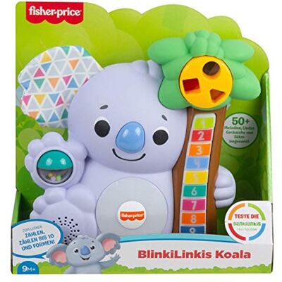 Fisher Price GRG67 -BlinkiLinkis Koala, musikalisches Lernspielzeug für Babys und Kleinkinder, Babyspielzeug ab 9 Monaten Fisher Price GRG67 -BlinkiLinkis Koala, musikalisches Lernspielzeug für Babys und Kleinkinder, Babyspielzeug ab 9 Monaten