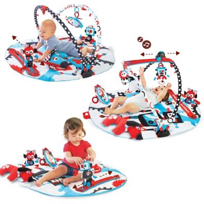 Yookidoo 40145 Gymotion Sitz-Spieldecke, Mehrfarbig (Robo Gym) Yookidoo 40145 Gymotion Sitz-Spieldecke, Mehrfarbig (Robo Gym)