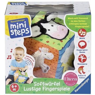 Ravensburger Softwürfel Lustige Fingerspiele: Ab 6 Monaten Ravensburger Softwürfel Lustige Fingerspiele: Ab 6 Monaten