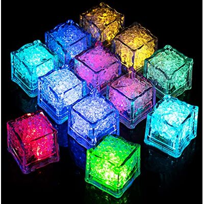 Jiosdo Badespielzeug, 12Pcs LED Eiswürfel Badewannenspielzeug Bath Toy Leuchtend Sensorik Spielzeug, Badewanne Spielzeug Kinder Wasserspielzeug, Weihnachten Ostern Kindergeburtstag Gastgeschenke Jiosdo Badespielzeug, 12Pcs LED Eiswürfel Badewannenspielzeug Bath Toy Leuchtend Sensorik Spielzeug, Badewanne Spielzeug Kinder Wasserspielzeug, Weihnachten Ostern Kindergeburtstag Gastgeschenke