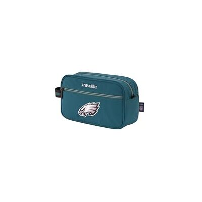 Travelite NFL Kulturtasche Philadelphia Eagles, 3 Liter, Ultraleicht kompakter Kulturbeutel aus robustem Polyester mit Reißverschlussfächern und Tragegriff, 15 x 24 x 9 cm Travelite NFL Kulturtasche Philadelphia Eagles, 3 Liter, Ultraleicht kompakter Kulturbeutel aus robustem Polyester mit Reißverschlussfächern und Tragegriff, 15 x 24 x 9 cm