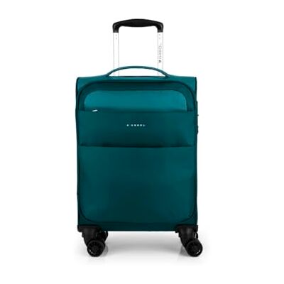 Gabol Cloud Kabinenkoffer, weich, super leicht, mit 31 l Fassungsvermögen, türkis, S, Koffer Gabol Cloud Kabinenkoffer, weich, super leicht, mit 31 l Fassungsvermögen, türkis, S, Koffer