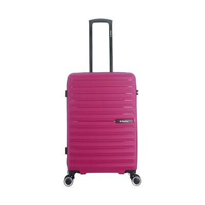 SAXOLINE Reisekoffer – Größe M – Kollektion Fiesta – Maße: 65,5 x 42 x 26 cm – Fassungsvermögen: 72 l – Gewicht: 3,4 kg, fuchsia, Modisch SAXOLINE Reisekoffer – Größe M – Kollektion Fiesta – Maße: 65,5 x 42 x 26 cm – Fassungsvermögen: 72 l – Gewicht: 3,4 kg, fuchsia, Modisch