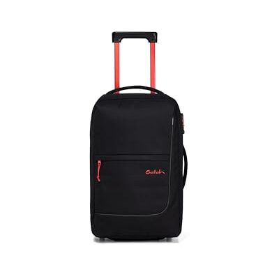 Satch Flow S Trolley Fire Phantom Schwarz Als Handgepäck mit 35 L oder großer Koffer mit 55 L, inklusive Wäschebeutel für komfortables Reisegepäck Satch Flow S Trolley Fire Phantom Schwarz Als Handgepäck mit 35 L oder großer Koffer mit 55 L, inklusive Wäschebeutel für komfortables Reisegepäck
