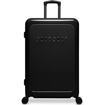 SUITSUIT Großer Reisekoffer 75x48x29 cm Reisekoffer mit Rollen TSA-Schloss 71 l Caretta Koffer Shadow Black SUITSUIT Großer Reisekoffer 75x48x29 cm Reisekoffer mit Rollen TSA-Schloss 71 l Caretta Koffer Shadow Black