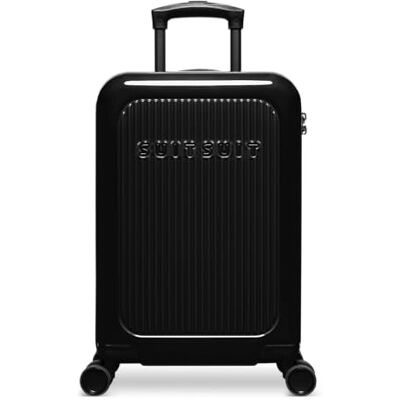SUITSUIT Handgepäckkoffer 55 x 35 x 20 cm Handgepäck Reisekoffer TSA-Schloss 27 l Caretta Koffer Shadow Black SUITSUIT Handgepäckkoffer 55 x 35 x 20 cm Handgepäck Reisekoffer TSA-Schloss 27 l Caretta Koffer Shadow Black