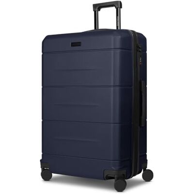Police Check-in Koffer für Damen und Herren großer XL Trolley 48 x 30 x 74 cm aus hochwertigem, stoßfestem ABS Material Doppelrolle & Teleskopgriff London Serie Police Check-in Koffer für Damen und Herren großer XL Trolley 48 x 30 x 74 cm aus hochwertigem, stoßfestem ABS Material Doppelrolle & Teleskopgriff London Serie