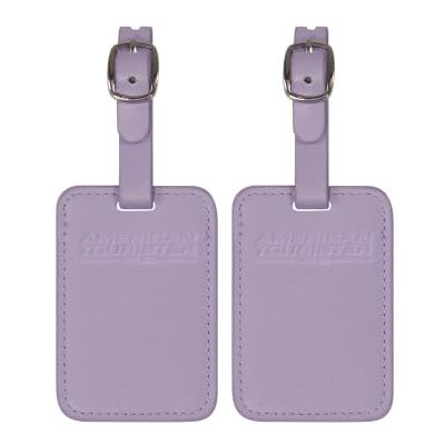 American Tourister Gepäckanhänger Kofferanhänger für Koffer und Taschen, mit verstellbarem Riemen, inklusive Adresskarte, Set aus 2 Stück, Lavendel (Digital Lavender) American Tourister Gepäckanhänger Kofferanhänger für Koffer und Taschen, mit verstellbarem Riemen, inklusive Adresskarte, Set aus 2 Stück, Lavendel (Digital Lavender)