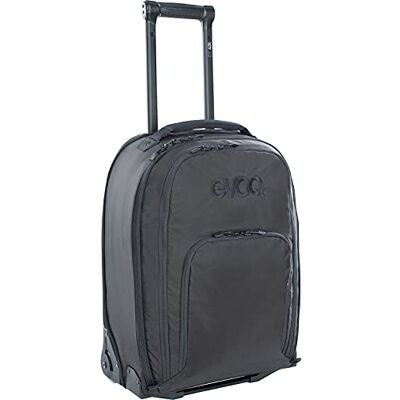 EVOC CT 40 Koffer, Trolley (praktischer Handgepäckskoffer, Trolley Tasche mit Rollen, wasserfeste und stabile Reisetasche, Größe: XL, Maße: 55 x 38 x 21 cm, Volumen: 40 l), Black EVOC CT 40 Koffer, Trolley (praktischer Handgepäckskoffer, Trolley Tasche mit Rollen, wasserfeste und stabile Reisetasche, Größe: XL, Maße: 55 x 38 x 21 cm, Volumen: 40 l), Black