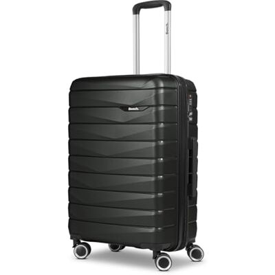 Bench mittelgroßer Hartgepäck Check-in Koffer Trolley 43 x 29 x 66 cm aus hochwertigem, robustem Polypropylen (PP) Material für Damen und Herren 4 Doppelrollen & TSA-Schloss Paris Serie Bench mittelgroßer Hartgepäck Check-in Koffer Trolley 43 x 29 x 66 cm aus hochwertigem, robustem Polypropylen (PP) Material für Damen und Herren 4 Doppelrollen & TSA-Schloss Paris Serie
