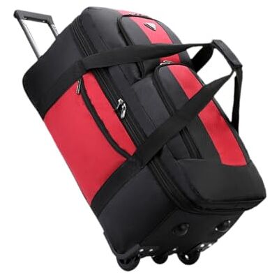 TUXCAXI Robuste Wochenendtasche für Herren, rollbare Reisetasche mit Rollen, tragbarer Trolley und wasserdichter Trolley mit Teleskopgriff, tragbar für TUXCAXI Robuste Wochenendtasche für Herren, rollbare Reisetasche mit Rollen, tragbarer Trolley und wasserdichter Trolley mit Teleskopgriff, tragbar für