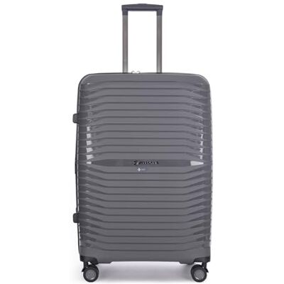 Stratic Bright+ Hartschalen-Koffer Trolley Koffer groß Reisekoffer, wasserabweisend, 4 Rollen, erweiterbar, TSA-Schloss (Größe L, Grey) Stratic Bright+ Hartschalen-Koffer Trolley Koffer groß Reisekoffer, wasserabweisend, 4 Rollen, erweiterbar, TSA-Schloss (Größe L, Grey)