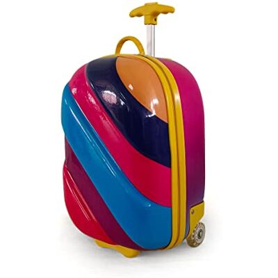 Bayer Bouncie Kinder-Trolley Rainbow, Kindergepäck, Kinderkoffer, bunt, 46 cm Bayer Bouncie Kinder-Trolley Rainbow, Kindergepäck, Kinderkoffer, bunt, 46 cm