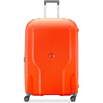 DELSEY Paris Clavel Großer, starrer, erweiterbarer Koffer 82x54x35 cm 136 Liter XL Orangefarbene Mandarine DELSEY Paris Clavel Großer, starrer, erweiterbarer Koffer 82x54x35 cm 136 Liter XL Orangefarbene Mandarine