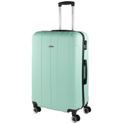 ITACA Koffer Groß, Koffer Mit Rollen Für Komfortable Reisen Mit Stabiler Bauweise, Modernem Design Und Sicherem Transport Zahlenschloss ., Minze ITACA Koffer Groß, Koffer Mit Rollen Für Komfortable Reisen Mit Stabiler Bauweise, Modernem Design Und Sicherem Transport Zahlenschloss ., Minze