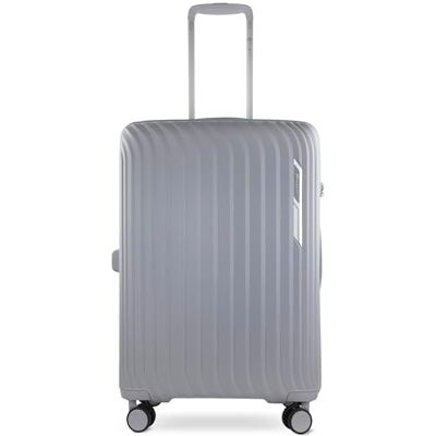 Bugatti Hera Hartschalen-Koffer M mit 4-Rollen, Leichter Reise-Koffer aus PP Light in hellgrau Bugatti Hera Hartschalen-Koffer M mit 4-Rollen, Leichter Reise-Koffer aus PP Light in hellgrau