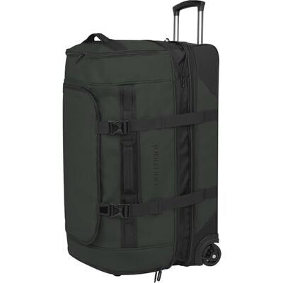 normani XXL Reisetasche 100-120 Liter 2-Rad Trolley groß Weichgepäck Travel Bag mit Rollen und 8 Fächern – erweiterbare Rolltasche 75x37x36-43 cm Grün 120 Liter normani XXL Reisetasche 100-120 Liter 2-Rad Trolley groß Weichgepäck Travel Bag mit Rollen und 8 Fächern – erweiterbare Rolltasche 75x37x36-43 cm Grün 120 Liter