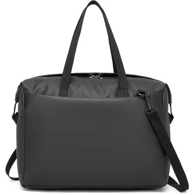 KONO Reisetasche 40 x 30 x 20 cm, wasserdichte Nylon-Handgepäck mit Trolley-Hülle, Weekender Bag mit verstellbarem Schultergurt, ideal für Ryanair Kurztrips Dienstreise 24L KONO Reisetasche 40 x 30 x 20 cm, wasserdichte Nylon-Handgepäck mit Trolley-Hülle, Weekender Bag mit verstellbarem Schultergurt, ideal für Ryanair Kurztrips Dienstreise 24L
