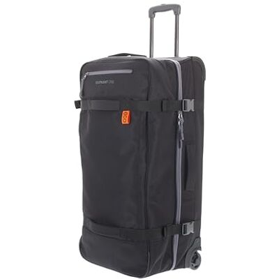 Elephant Trolley Reisetrolley Tasche XXL 80cm One ECO 13133 Schwarz Grau +g Herren Damen Reisetasche groß 100 Liter 3 Fächer Tauchtrolley Trolly Gepäck Reise + Koffergurt Elephant Trolley Reisetrolley Tasche XXL 80cm One ECO 13133 Schwarz Grau +g Herren Damen Reisetasche groß 100 Liter 3 Fächer Tauchtrolley Trolly Gepäck Reise + Koffergurt