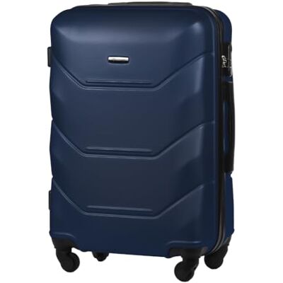 Diamond Mittelgroßer Hartschalenkoffer M 24" – Navy, ABS Premium, 360° Rollen, Zahlenschloss, 57 L, Leicht & Robust Diamond Mittelgroßer Hartschalenkoffer M 24" – Navy, ABS Premium, 360° Rollen, Zahlenschloss, 57 L, Leicht & Robust