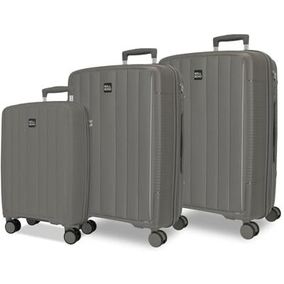Roll Road Joumma Acadia Gepäckset 55/65/ 75 cm Starres integriertes Kombinationsvorhängeschloss aus Polypropylen 210L 10.2kg 4 Doppelrollen, ausziehbares Handgepäck Roll Road Joumma Acadia Gepäckset 55/65/ 75 cm Starres integriertes Kombinationsvorhängeschloss aus Polypropylen 210L 10.2kg 4 Doppelrollen, ausziehbares Handgepäck