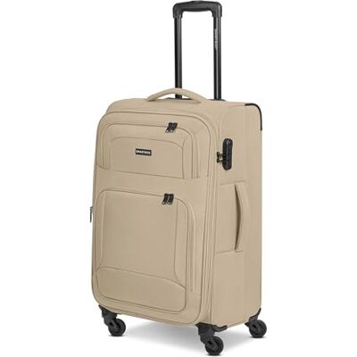 SMARTBOX Weichgepäck Check-in Koffer für Damen & Herren Mittelgroßer Trolley 41 x 27 x 67 cm 4 Rollen & Zahlenschloss erweiterbar mit Dehnfalte leichte 3,1kg (Edition 04) SMARTBOX Weichgepäck Check-in Koffer für Damen & Herren Mittelgroßer Trolley 41 x 27 x 67 cm 4 Rollen & Zahlenschloss erweiterbar mit Dehnfalte leichte 3,1kg (Edition 04)