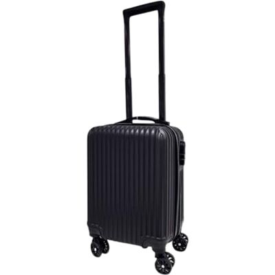 WELL HOME MOBILIARIO & DECORACIÓN Schwarzer Kabinenkoffer 45 x 30 x 21,5 cm aus robustem ABS mit 4 Lenkrollen WELL HOME MOBILIARIO & DECORACIÓN Schwarzer Kabinenkoffer 45 x 30 x 21,5 cm aus robustem ABS mit 4 Lenkrollen
