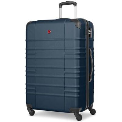 WENGER Check-in Koffer für Damen und Herren großer XL Trolley 51 x 30 x 75 cm aus hochwertigem, stoßfestem ABS Material Erweiterbar & Teleskopgriff Amplar Evo Serie WENGER Check-in Koffer für Damen und Herren großer XL Trolley 51 x 30 x 75 cm aus hochwertigem, stoßfestem ABS Material Erweiterbar & Teleskopgriff Amplar Evo Serie