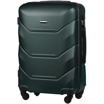 Diamond Mittelgroßer Hartschalenkoffer M 24" – Grün, ABS Premium, 360° Rollen, Zahlenschloss, 57 L, Leicht & Robust Diamond Mittelgroßer Hartschalenkoffer M 24" – Grün, ABS Premium, 360° Rollen, Zahlenschloss, 57 L, Leicht & Robust