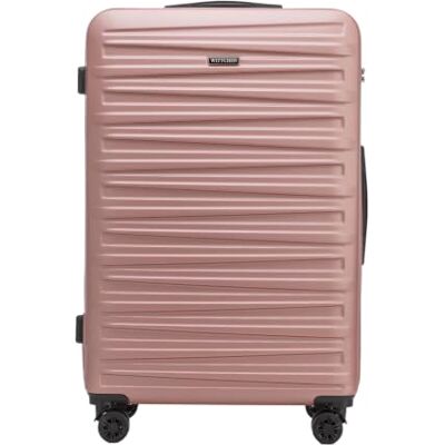 WITTCHEN Skyspeed Line Reisegepäck Großer Koffer Hartschalenkoffer ABS Groß Rollkoffer Trolley Check-In Gepäck Kombinationsschloss Teleskopgriff 4 Rollen Hellrosa WITTCHEN Skyspeed Line Reisegepäck Großer Koffer Hartschalenkoffer ABS Groß Rollkoffer Trolley Check-In Gepäck Kombinationsschloss Teleskopgriff 4 Rollen Hellrosa