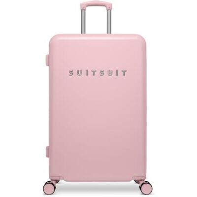 SUITSUIT Koffer Groß 75x49x29 cm Reisekoffer mit Rollen TSA Schloss 93L Evolution Powder Pink SUITSUIT Koffer Groß 75x49x29 cm Reisekoffer mit Rollen TSA Schloss 93L Evolution Powder Pink